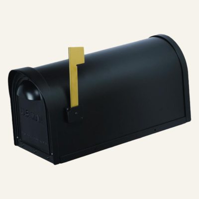 Cast Aluminum Mailbox | Black