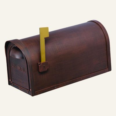 Cast Aluminum Mailbox | Copper