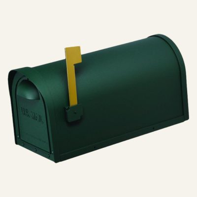 Cast Aluminum Mailbox | Green