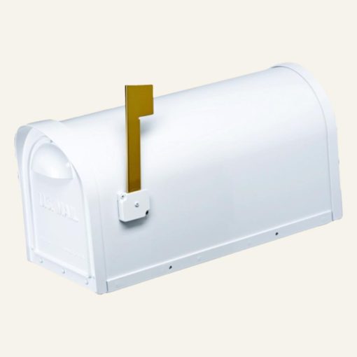 Cast Aluminum Mailbox | White