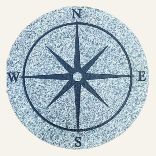 24" Granite Compass Rose